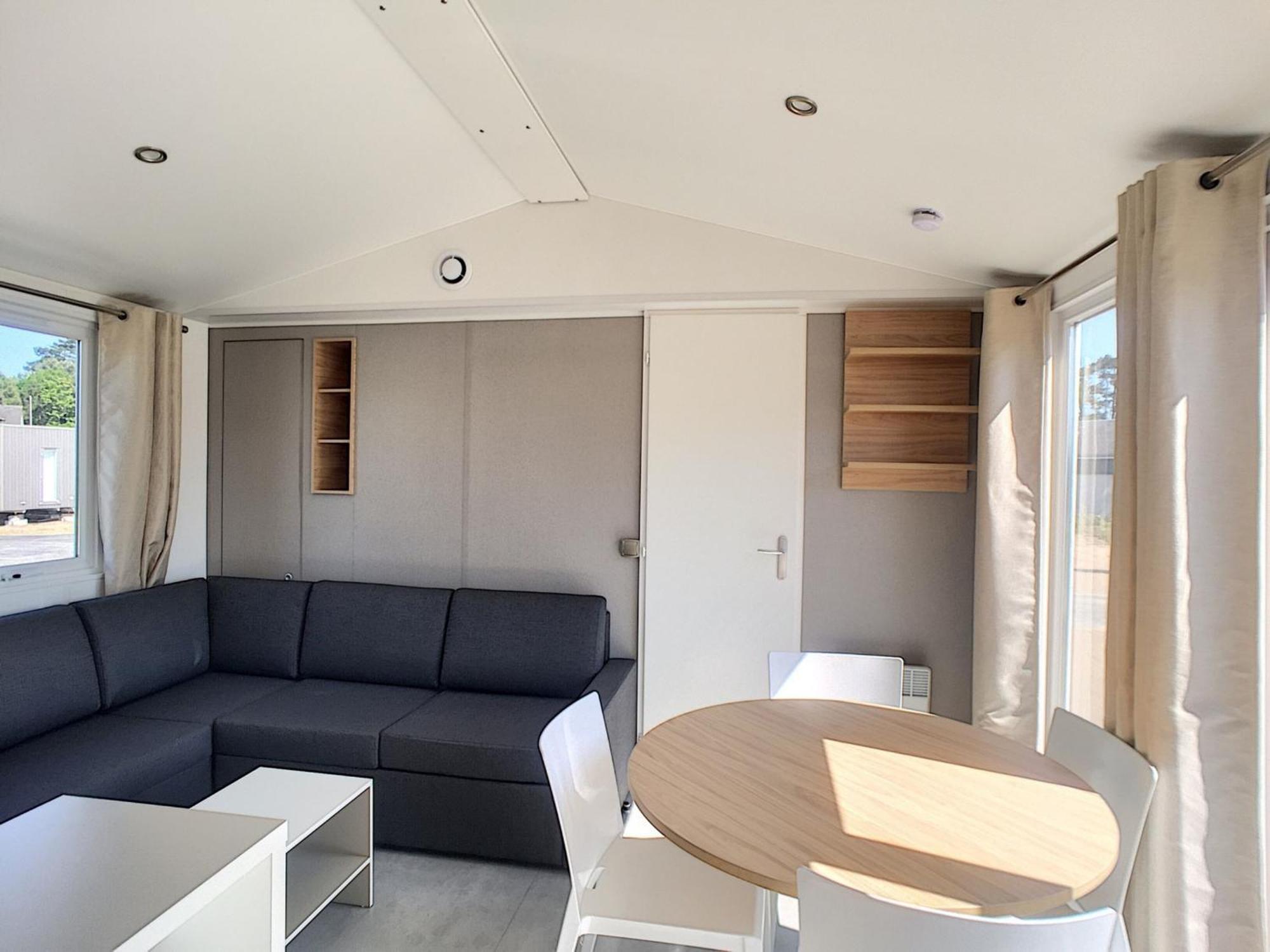 Mobil-Home Confort 4 Pers, 2 Ch, Piscine Chauffee, 200M Plage, Parking, Wifi Gratuit, Animaux Ok - Fr-1-361A-32 Jullouville-les-Pins Exteriér fotografie